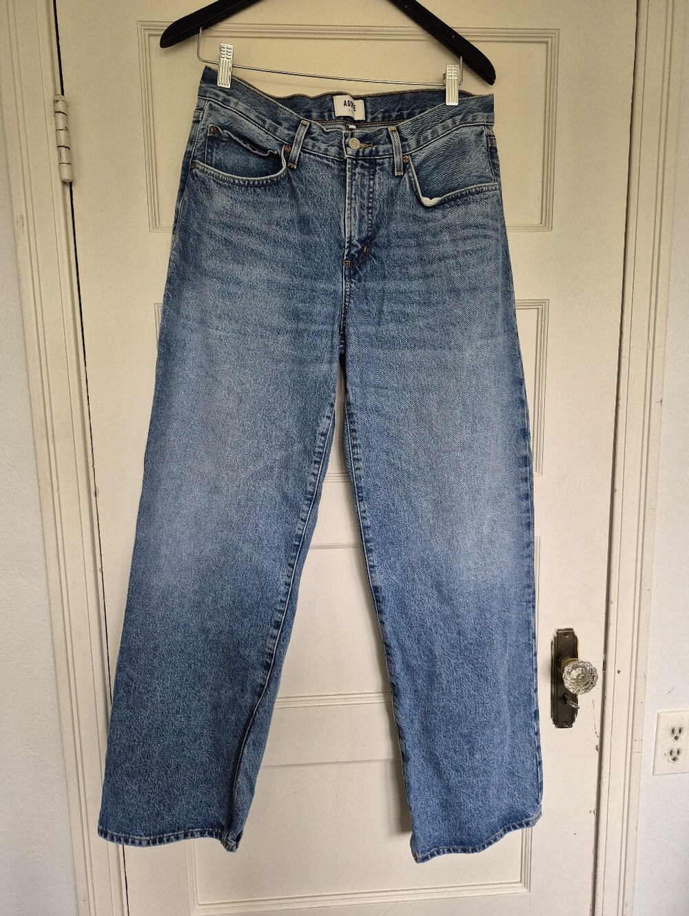 Agolde Fusion 100% Organic Cotton Wide Leg Jeans Size 27